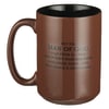 Ceramic Mug: Man of God, Brown/Black (414ml) Homeware - Thumbnail 1