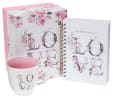 Boxed Gift Set: Love Journal and Ceramic Mug Floral/Pink (355 Ml) Pack - Thumbnail 0