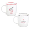 Ceramic Mugs 296ml: I Love You...More (Set Of 2) Homeware - Thumbnail 1