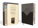 NIV Premium Gift Bible Black/Gray (Red Letter Edition) Premium Imitation Leather - Thumbnail 2