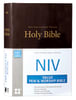 NIV Value Pew and Worship Bible Brown (Black Letter Edition) Hardback - Thumbnail 0