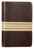 NIV Thinline Bible Compact Brown/Tan (Red Letter Edition) Premium Imitation Leather - Thumbnail 0