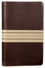 NIV Thinline Bible Brown/Tan (Red Letter Edition) Premium Imitation Leather - Thumbnail 0
