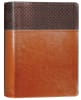 NIV Study Bible Large Print Brown (Red Letter Edition) Fully Revised Edition (2020) Premium Imitation Leather - Thumbnail 0