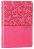NKJV Value Thinline Bible Pink (Red Letter Edition) Premium Imitation Leather - Thumbnail 0