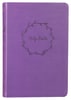 NKJV Value Thinline Bible Large Print Purple (Red Letter Edition) Premium Imitation Leather - Thumbnail 0