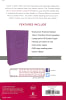 NKJV Value Thinline Bible Large Print Purple (Red Letter Edition) Premium Imitation Leather - Thumbnail 1