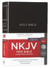 NKJV Pew Bible Large Print Black (Red Letter Edition) Hardback - Thumbnail 0