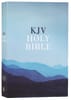 KJV Value Outreach Bible Blue Scenic Paperback - Thumbnail 0
