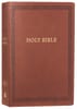 NKJV Holy Bible Soft Touch Edition Brown (Black Letter Edition) Premium Imitation Leather - Thumbnail 0