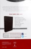 NKJV Thinline Bible Black Thumb Indexed (Red Letter Edition) Premium Imitation Leather - Thumbnail 1
