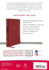 NKJV Reference Bible Super Giant Print Brown (Red Letter Edition) Premium Imitation Leather - Thumbnail 1