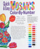 Quick & Easy Mosaics Color By Number - Color Shape-By-Shape and See the Image Emerge! (Adult Coloring Books Series) Paperback - Thumbnail 1
