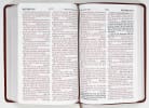 KJV Holy Bible Large Print Personal Size Reference Bible Brown (Red Letter Edition) Premium Imitation Leather - Thumbnail 4