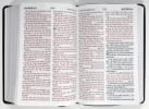 KJV Holy Bible Large Print Personal Size Reference Bible Charcoal (Red Letter Edition) Premium Imitation Leather - Thumbnail 4