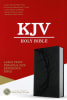 KJV Holy Bible Large Print Personal Size Reference Bible Charcoal (Red Letter Edition) Premium Imitation Leather - Thumbnail 2
