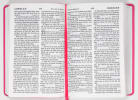 KJV Holy Bible Large Print Personal Size Reference Bible Pink (Red Letter Edition) Premium Imitation Leather - Thumbnail 2
