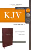 KJV Thinline Bible Burgundy (Red Letter Edition) Premium Imitation Leather - Thumbnail 0