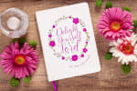 Journal: Delight Yourself in the Lord - Bible Promise Journal For Women Imitation Leather - Thumbnail 3