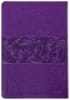 TPT New Testament Large Print Violet (Black Letter Edition) (With Psalms, Proverbs And The Song Of Songs) Imitation Leather - Thumbnail 1