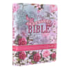 KJV My Creative Bible Silky Floral (Black Letter Edition) Imitation Leather - Thumbnail 3