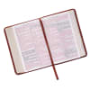KJV Large Print Compact Bible Brown Red Letter Edition Imitation Leather - Thumbnail 3