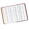 KJV Large Print Compact Bible Brown Red Letter Edition Imitation Leather - Thumbnail 1