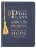 Journal: For I Know the Plans I Have For You, Navy With Tassel, Handy-Sized Imitation Leather - Thumbnail 0
