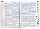 KJV Giant Print Bible Indexed Tan Flowers (Red Letter Edition) Imitation Leather - Thumbnail 5