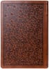 KJV Giant Print Bible Indexed Tan Flowers (Red Letter Edition) Imitation Leather - Thumbnail 3