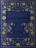 ESV Illuminated Bible Art Journaling Edition Blue With Slipcase (Black Letter Edition) Fabric Over Hardback - Thumbnail 1