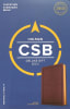 CSB Deluxe Gift Bible Brown Imitation Leather - Thumbnail 0