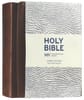 NIV Journalling Bible With Magnetic Clasp Brown Anglicised Text Imitation Leather - Thumbnail 0