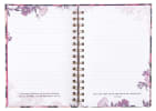 Journal: Be Still & Know, Pink/White Floral on Navy Background (Psalm 46:10) Spiral - Thumbnail 3