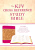 KJV Cross Reference Study Bible Compact Peony Blossoms (Red Letter Edition) Paperback - Thumbnail 0