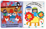 Noah and the Ark With Touch and Feel Padded Board Book - Thumbnail 1