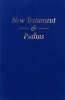 KJV Pocket New Testament and Psalms Blue Vinyl (Black Letter Edition) Vinyl - Thumbnail 0