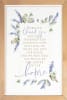 Framed Wall Art: Lord We Thank You...Home, Lavender Sprigs (Mdf/pine) Wall Art - Thumbnail 1