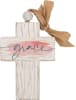 Cross: Grace, Bead and Ribbon For Hanging (Fir, Embossed Elm) Wall Art - Thumbnail 1