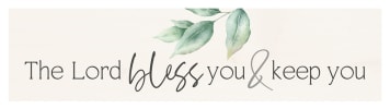 Tabletop Decor : The Lord Bless You & Keep You (Pine) (Vintage Praise Series) Homeware - Thumbnail 0