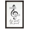 Carved Wall Art: Amazing Grace, Carved Musical Note (Mdf/pine) Wall Art - Thumbnail 2