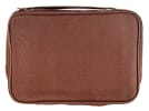 Bible Cover Brown Canvas Organiser Extra Large Includes Pens and Notepad Bible Cover - Thumbnail 1