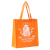 Tote Bag: He Fills My Life With Good Things, Orange/White (Psalm 103:5) Bags - Thumbnail 1