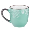 Ceramic Mug: Give You Rest Collection, Blue/White (Matthew 11:28) (330ml) Homeware - Thumbnail 1