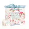 Gift Bag With Card: Why Fit In, Flamingoes, Light Blue Stationery - Thumbnail 0