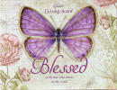 Large Glass Cutting Board: Blessed Butterfly Purple Homeware - Thumbnail 1