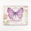 Large Glass Cutting Board: Blessed Butterfly Purple Homeware - Thumbnail 2