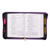 Bible Cover I Can Do All This Phil 4: 13, Large, Purple Floral Bible Cover - Thumbnail 5