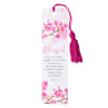 Bookmark With Tassel: Blessed (Pink Floral) Stationery - Thumbnail 0