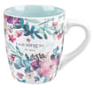 Ceramic Mugs 325ml: Floral, Rejoice Collection (Set Of 4) Homeware - Thumbnail 4